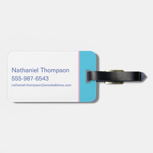 DC Super Hero Girls line-up Bagagelabel (Achterkant horizontaal)