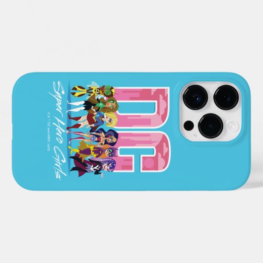 DC Super Hero Girls line-up Case-Mate iPhone Case (Achterkant (horizontaal))