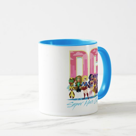 DC Super Hero Girls line-up Mok (Voorkant rechts)