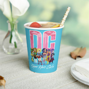 DC Super Hero Girls line-up Papieren Bekers