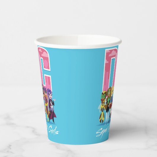 DC Super Hero Girls line-up Papieren Bekers (Links)