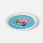 DC Super Hero Girls line-up Papieren Bordje (Gekanteld)