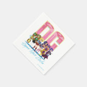 DC Super Hero Girls line-up Servet (Hoek)