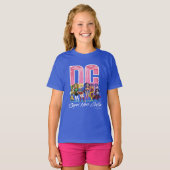DC Super Hero Girls line-up T-shirt (Voorkant volledig)