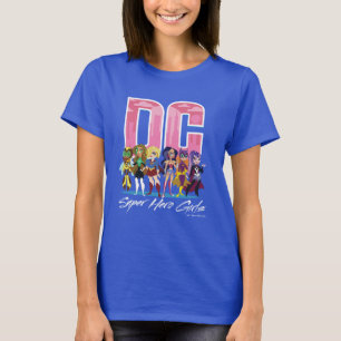DC Super Hero Girls line-up T-shirt