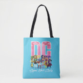 DC Super Hero Girls line-up Tote Bag (Voorkant)