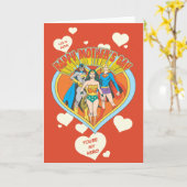 DC Super Hero Girls Moederdag Kaart (Gele Bloem)