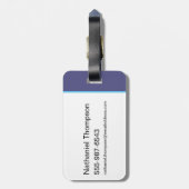 DC Super Hero Meisjes Actie Panelen Bagagelabel (Achterkant verticaal)