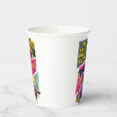 DC Super Hero Meisjes Actie Panelen Papieren Bekers (Links)