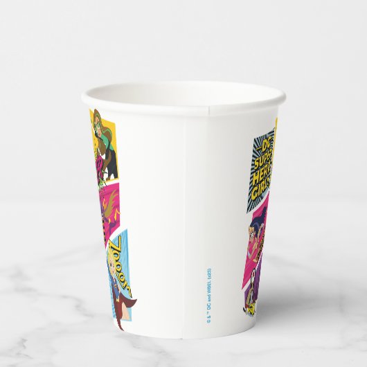 DC Super Hero Meisjes Actie Panelen Papieren Bekers (Rechts)