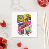 DC Super Hero Meisjes Actie Panelen Servet (Insitu)