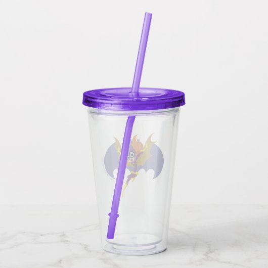 DC Super Hero Meisjes Batgirl Acryl Drinkbeker (Achterkant)