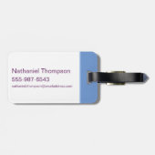 DC Super Hero Meisjes Batgirl Bagagelabel (Achterkant horizontaal)