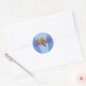 DC Super Hero Meisjes Batgirl Ronde Sticker (Envelop)