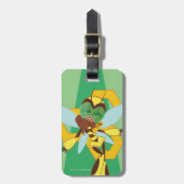 DC Super Hero Meisjes Bumble Bee Bagagelabel (Voorkant verticaal)