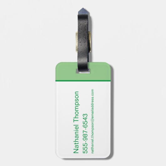 DC Super Hero Meisjes Bumble Bee Bagagelabel (Achterkant verticaal)