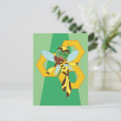 DC Super Hero Meisjes Bumble Bee Briefkaart (Staand voorkant)