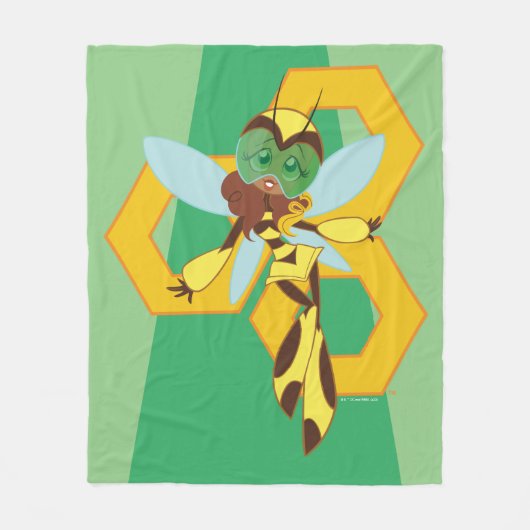 DC Super Hero Meisjes Bumble Bee Fleece Deken (Voorkant)