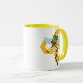 DC Super Hero Meisjes Bumble Bee Mok (Voorkant rechts)