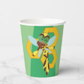 DC Super Hero Meisjes Bumble Bee Papieren Bekers (Achterkant)