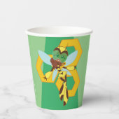 DC Super Hero Meisjes Bumble Bee Papieren Bekers (Voorkant)