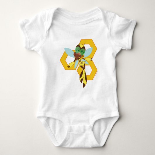 DC Super Hero Meisjes Bumble Bee Romper (Voorkant)