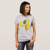 DC Super Hero Meisjes Bumble Bee T-shirt (Voorkant volledig)