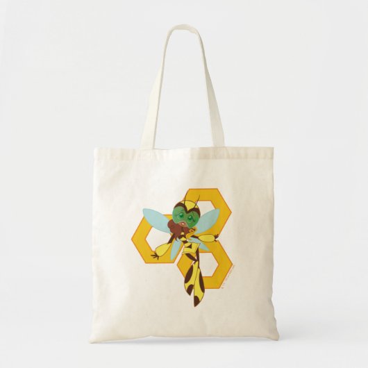 DC Super Hero Meisjes Bumble Bee Tote Bag (Voorkant)