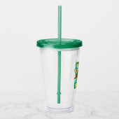 DC Super Hero Meisjes Groene Lantaarn Acryl Drinkbeker (Rechts)