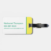 DC Super Hero Meisjes Groene Lantaarn Bagagelabel (Achterkant horizontaal)