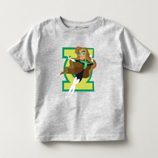 DC Super Hero Meisjes Groene Lantaarn Kinder Shirts (Voorkant)