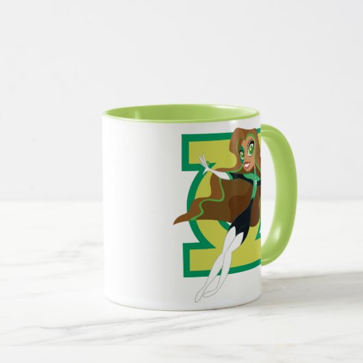 DC Super Hero Meisjes Groene Lantaarn Mok (Voorkant rechts)