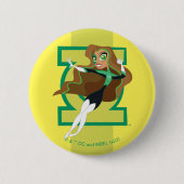 DC Super Hero Meisjes Groene Lantaarn Ronde Button 5,7 Cm (Voorkant)