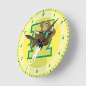 DC Super Hero Meisjes Groene Lantaarn Ronde Klok (Hoek)