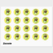 DC Super Hero Meisjes Groene Lantaarn Ronde Sticker (Vel)
