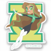DC Super Hero Meisjes Groene Lantaarn Sticker (Voorkant)