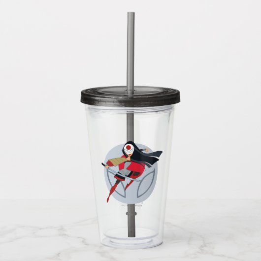DC Super Hero Meisjes Katana Acryl Drinkbeker (Voorkant)