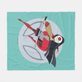 DC Super Hero Meisjes Katana Fleece Deken (Voorkant (Horizontaal))