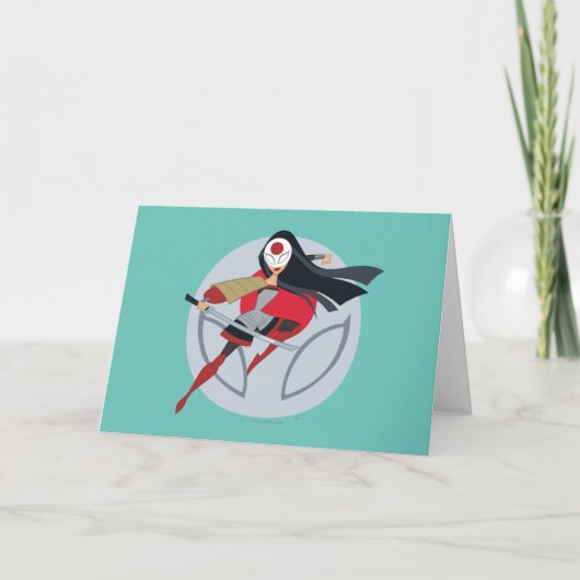 DC Super Hero Meisjes Katana Kaart (Voorkant)