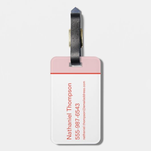 DC Super Hero Meisjes Quartet Bagagelabel (Achterkant verticaal)