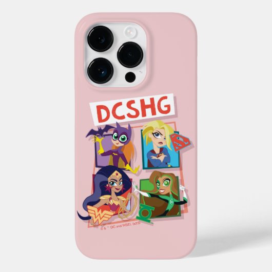 DC Super Hero Meisjes Quartet Case-Mate iPhone Case (Achterkant)