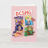 DC Super Hero Meisjes Quartet Kaart (Voorkant)