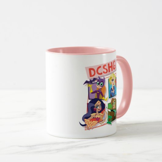 DC Super Hero Meisjes Quartet Mok (Voorkant rechts)