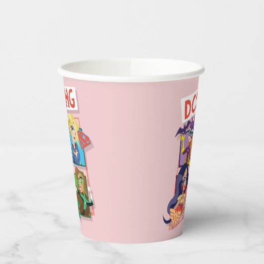 DC Super Hero Meisjes Quartet Papieren Bekers (Links)