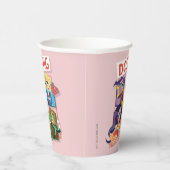 DC Super Hero Meisjes Quartet Papieren Bekers (Rechts)