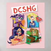 DC Super Hero Meisjes Quartet Poster (Voorkant)