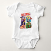DC Super Hero Meisjes Quartet Romper (Voorkant)