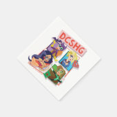 DC Super Hero Meisjes Quartet Servet (Hoek)