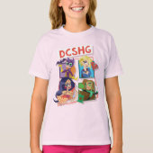 DC Super Hero Meisjes Quartet T-shirt (Voorkant)