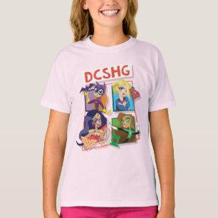 DC Super Hero Meisjes Quartet T-shirt